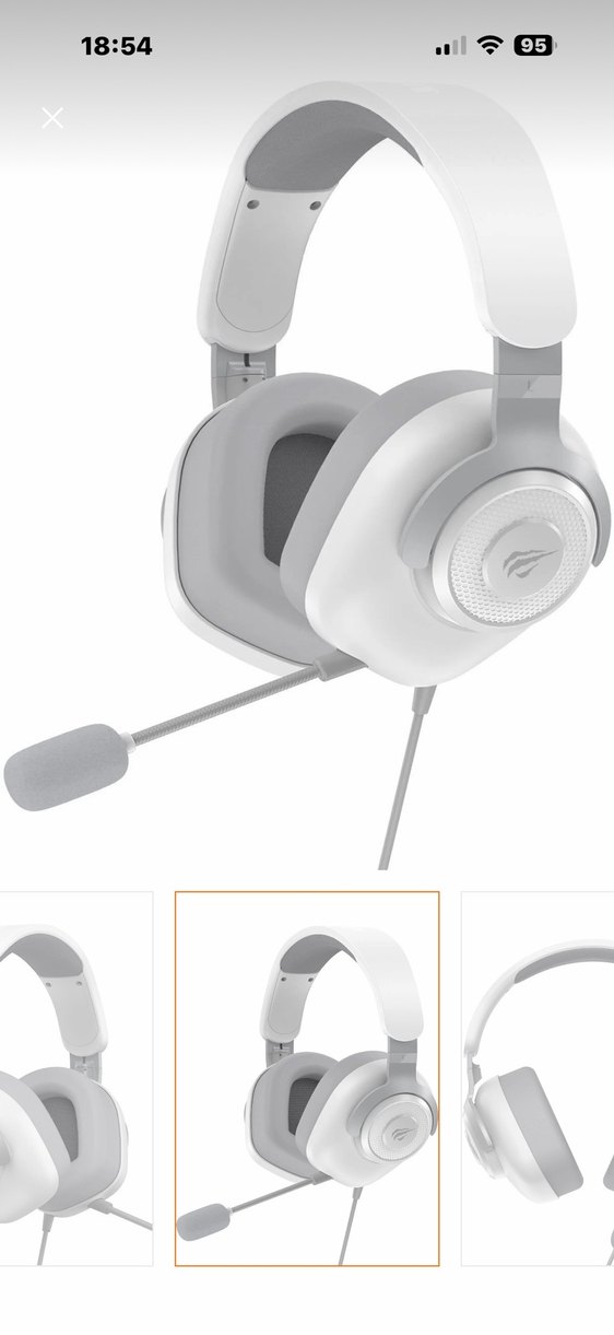 Esnek Yapılı Beyaz Gaming Kulaklık - Görsel 5