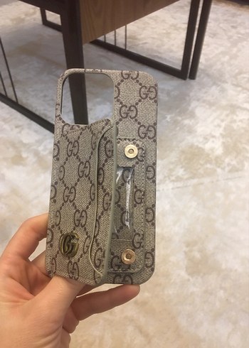 Kahverengi Buckle Detaylı Telefon Kılıfı - Görsel 6
