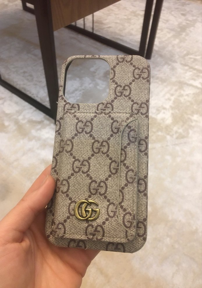 Kahverengi Buckle Detaylı Telefon Kılıfı - Görsel 2