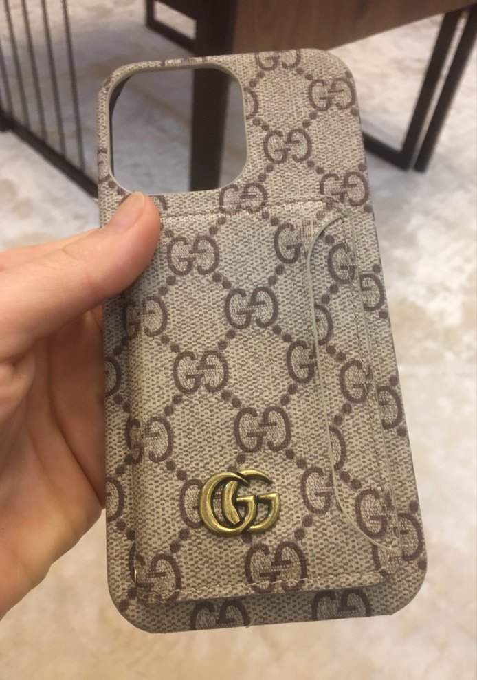 Kahverengi Buckle Detaylı Telefon Kılıfı - Görsel 4