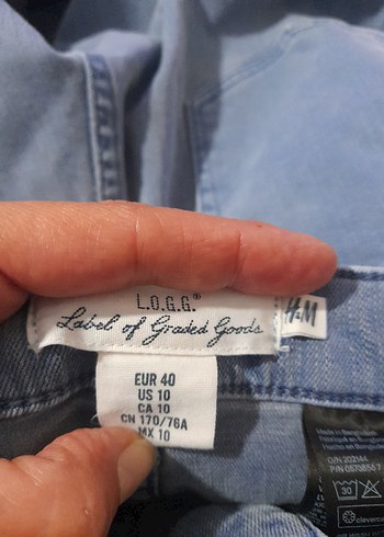 40 Beden lacivert Renk H&M marka 40 beden. Mavi Mavi Kadın Denim Pantolon