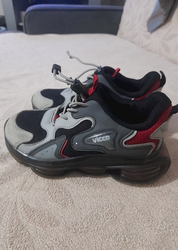 Vicco Vicco 30 no Erkek Çocuk Gri Bağcıklı Spor Ayakkabı