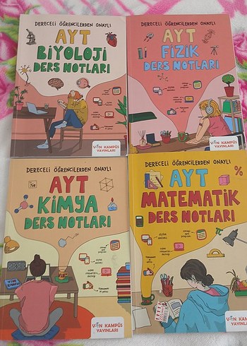 Dereceli Öğrencilerden Onaylı AYT Ders Notları Seti