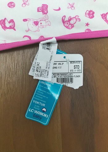 LC Waikiki Pembe Baskılı Çocuk Battaniyesi