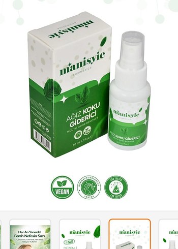 Manisiye Ağız Koku Giderici Sprey 50 ml - Görsel 3