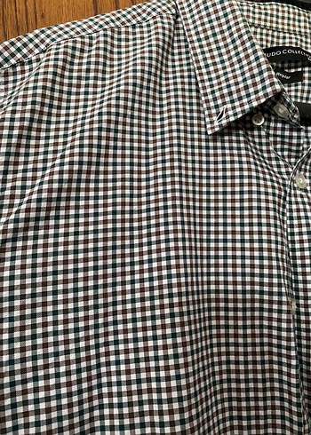 Mudo Yeşil Ekose Erkek Gömlek - Görsel 3