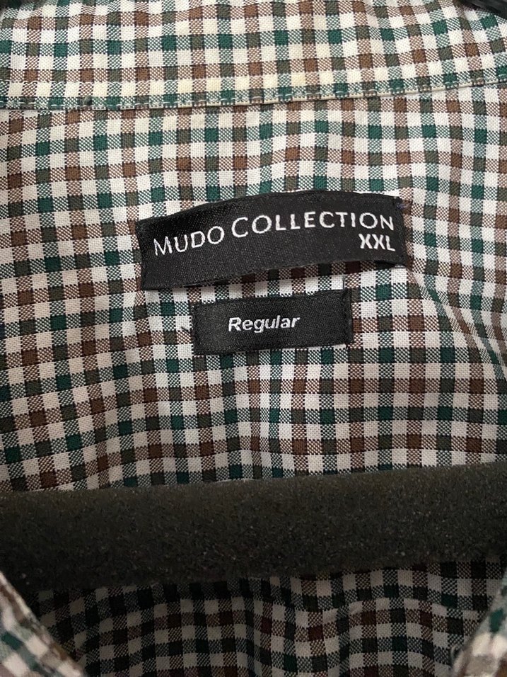 Mudo Yeşil Ekose Erkek Gömlek - Görsel 2