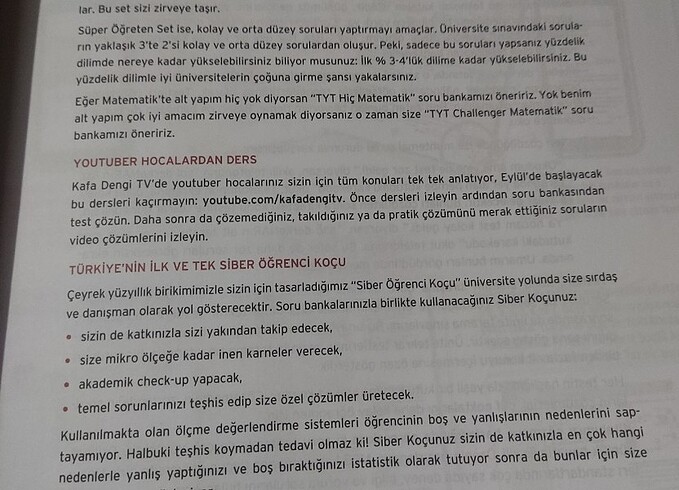 Beden Renk Kafadengi tyt biyoloji soru Bankası