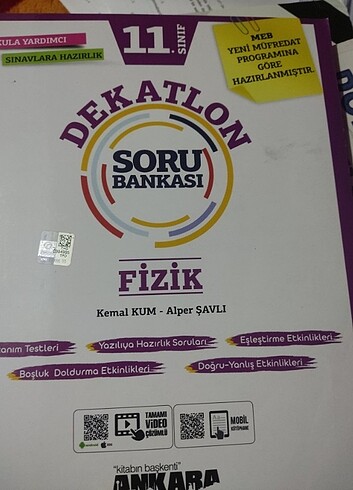 11.sinif fizik soru Bankası Ankara yayıncılık 