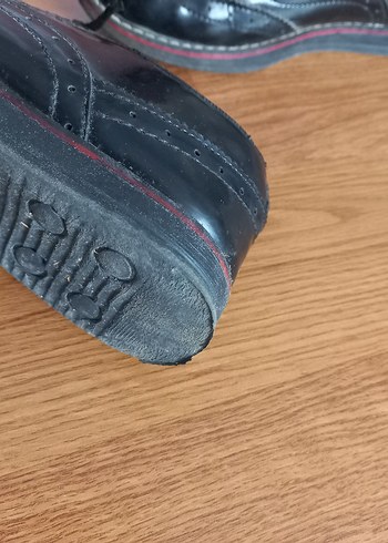 Erkek Çocuk Siyah Klasik Bağcıklı Ayakkabı - Görsel 3