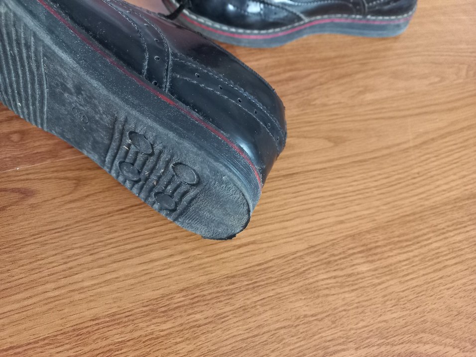 Erkek Çocuk Siyah Klasik Bağcıklı Ayakkabı - Görsel 3