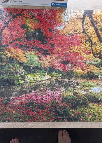  Beden 1500 Çok Renkli Doğa Temalı Puzzle