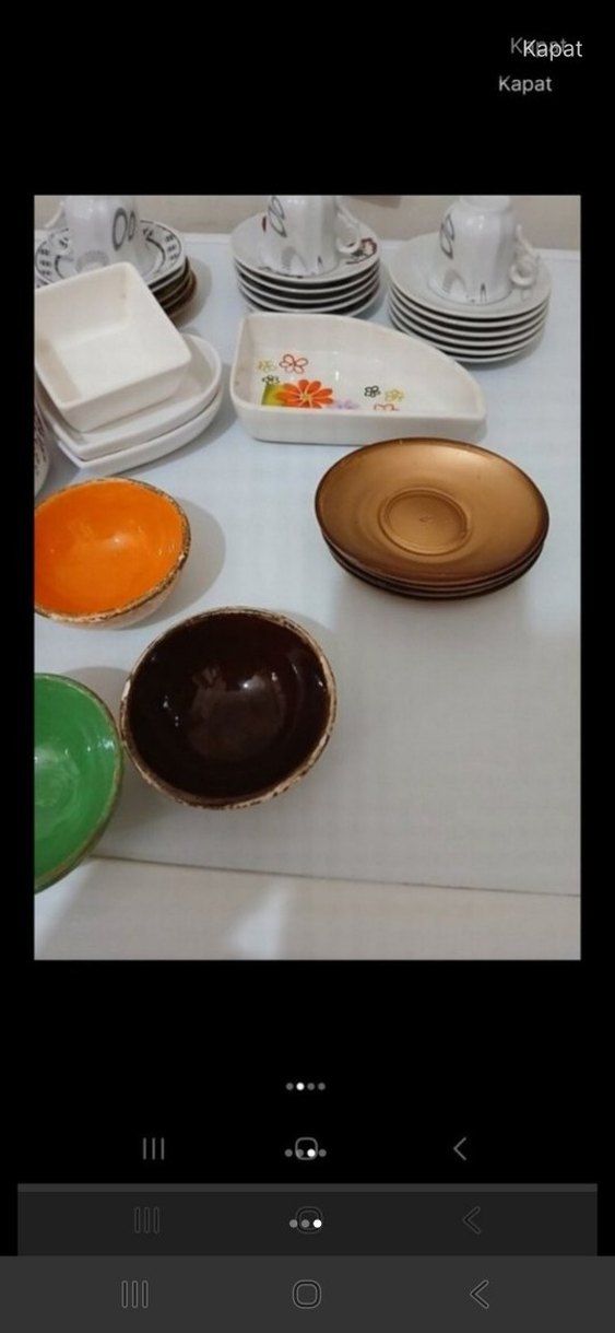 Çok Renkli Seramik Yemek Kapları Seti toplu fiyat - Görsel 3