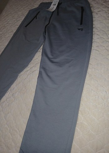 Gri Erkek Fermuarlı Eşofman Altı - Görsel 2