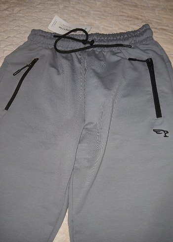 Gri Erkek Fermuarlı Eşofman Altı - Görsel 4