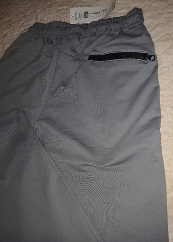 Gri Erkek Fermuarlı Eşofman Altı - Görsel 3