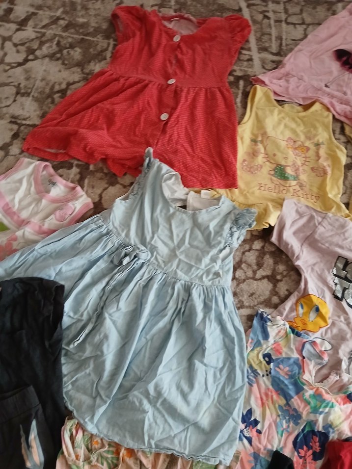 Hello Kitty Baskılı Pembe Çocuk Uyku Tişörtü - Görsel 4