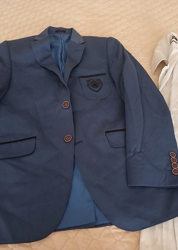 Erkek Gri Düğmeli Ceket, Normal Boy, Regular Fit - Görsel 2