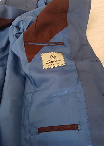 Erkek Gri Düğmeli Ceket, Normal Boy, Regular Fit - Görsel 3