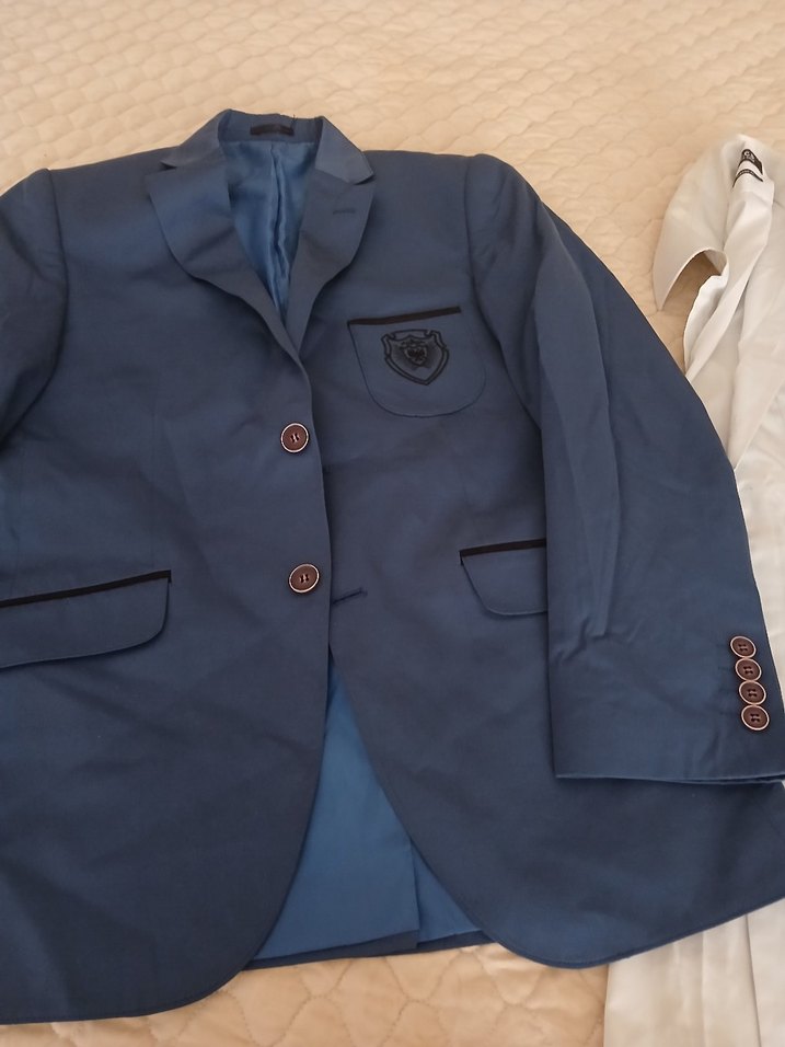 Erkek Gri Düğmeli Ceket, Normal Boy, Regular Fit - Görsel 2