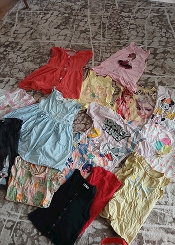 Kız Çocuk Pembe Askısız Fırfırlı Tişört - Görsel 2