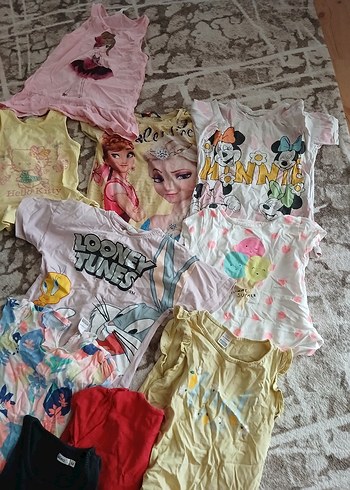 Kız Çocuk Pembe Askısız Fırfırlı Tişört - Görsel 3