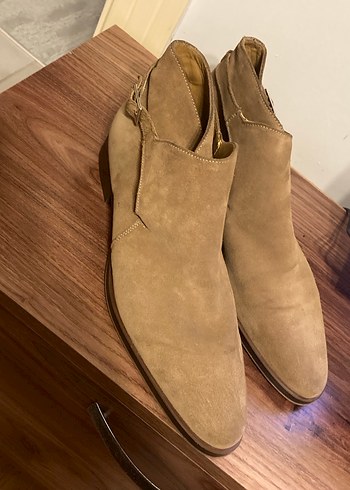 Bej Süet erkek çizme temiz - Görsel 3