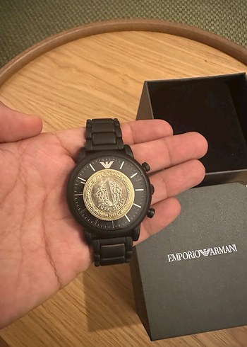 Emporio Armani Siyah Erkek Kol Saati - Görsel 4