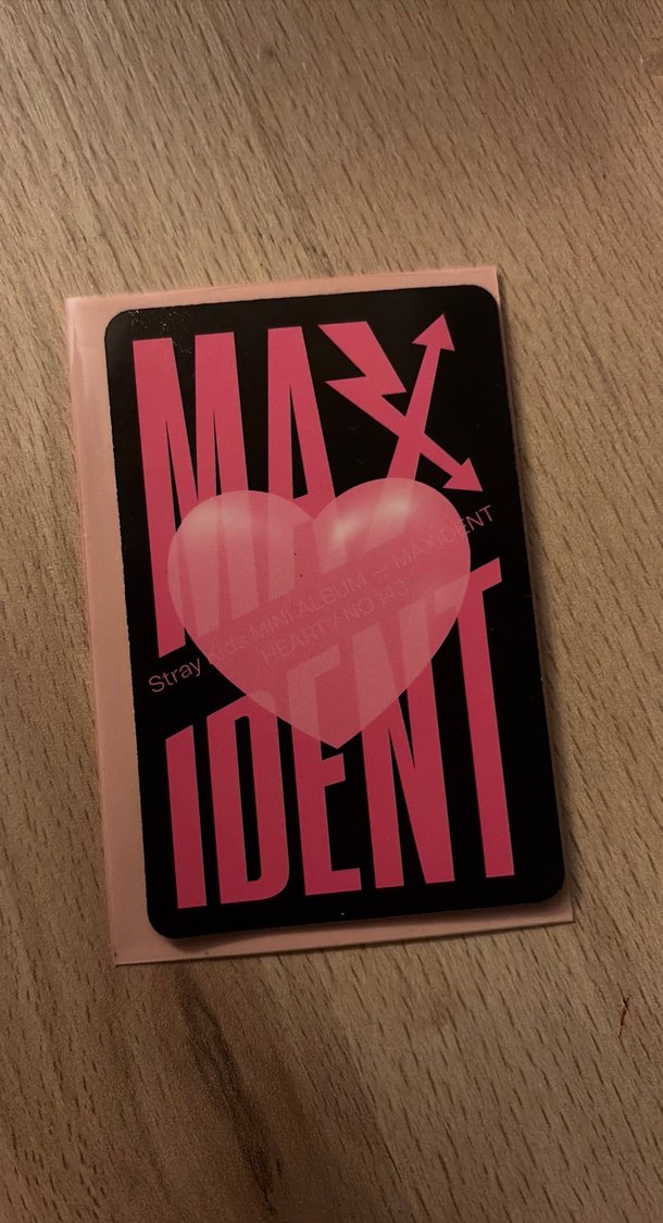 maxidend stray kids minho lee know pc photocard fotokart - Görsel 2