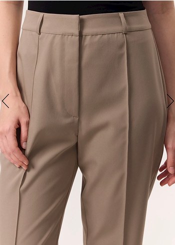 Midi Kadın Kumaş Pantolon - Görsel 3