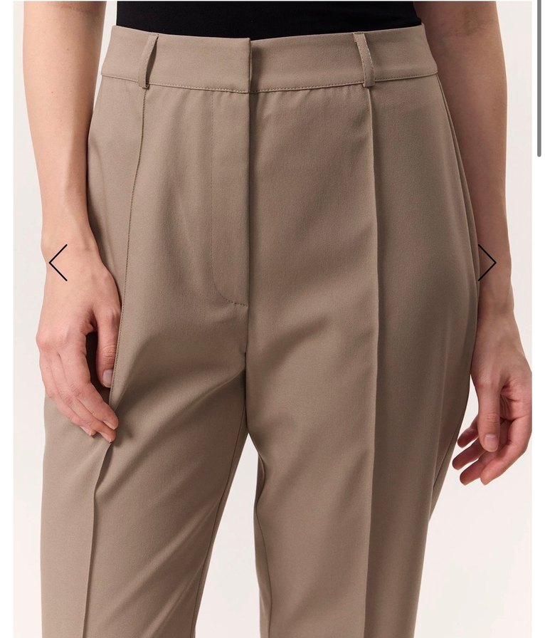 Midi Kadın Kumaş Pantolon - Görsel 3