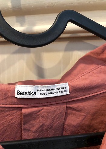 Düğmeli Pembe  Salaş Gömlek - Görsel 2