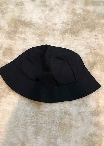 Beden Siyah Minimalist Sokak Stili Kova Şapka