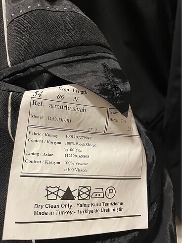 Network Black 0 yün Smokin Takım - Görsel 8
