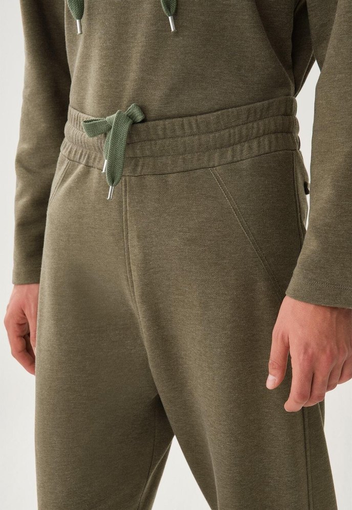 DAGİ KIŞLIK  Erkek Haki Pijama Takımı - Görsel 3