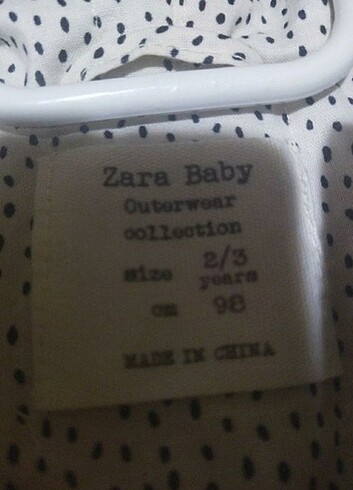 Zara Zara 2.3 yaş mont