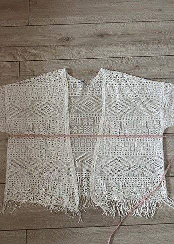 Dantel Görünümlü Çocuk Yeleği - Görsel 2