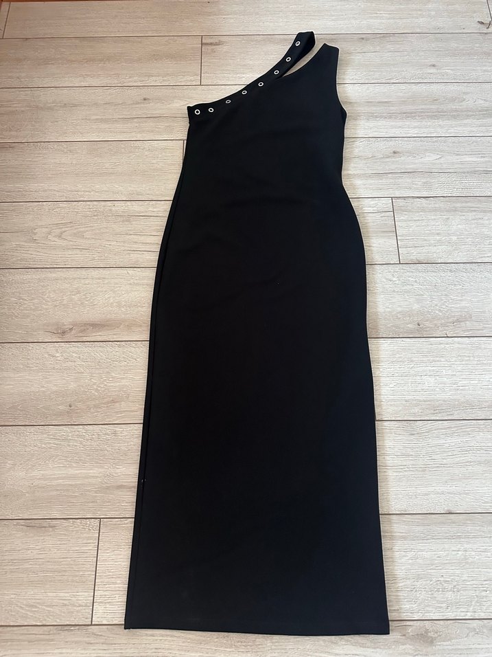 Koton Omuz Detaylı Uzun Elbise - Görsel 2