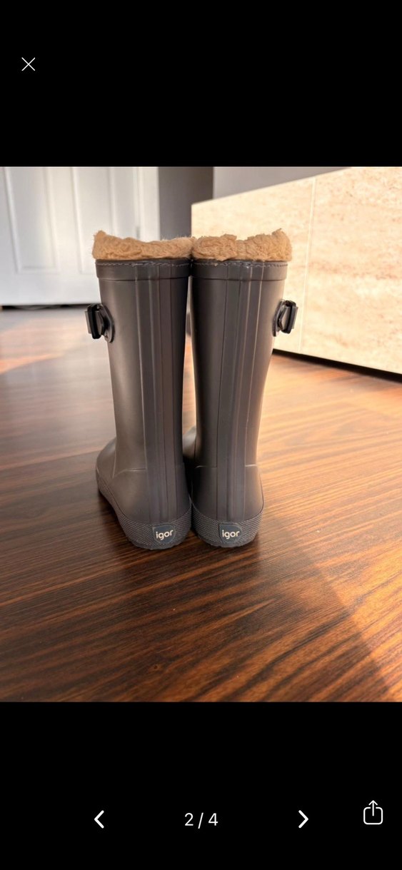 İgor Çocuk gri Tokalı çizme - Görsel 3