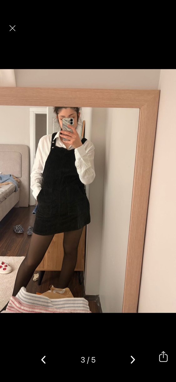 Milla kadife salopet - Görsel 3