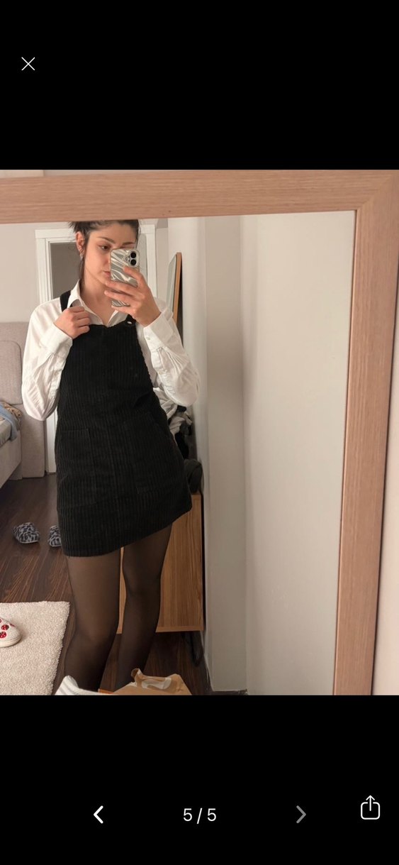 Milla kadife salopet - Görsel 4