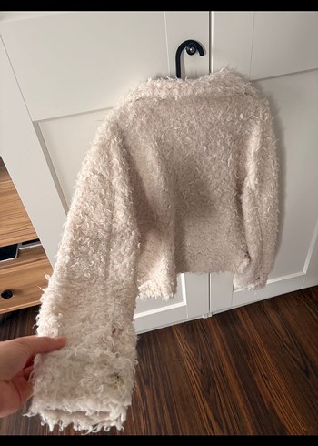 Bej Peluş Kadın Ceket - Görsel 2