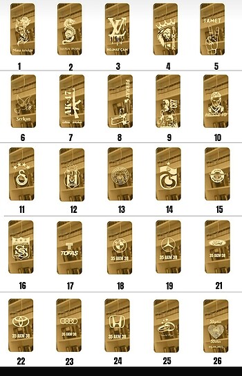 Kişiye özel isimli pleksi aynalı telefon kılıfı istediğiniz ismi