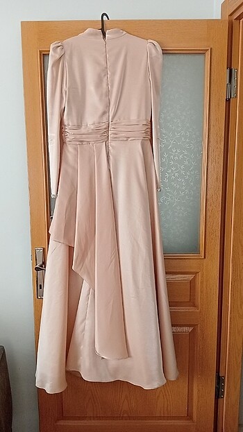 40 Beden ten rengi Renk Abiye elbise