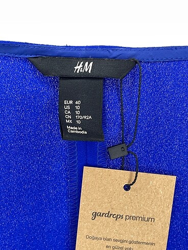 40 Beden lacivert Renk H&M Kısa Elbise %70 İndirimli.