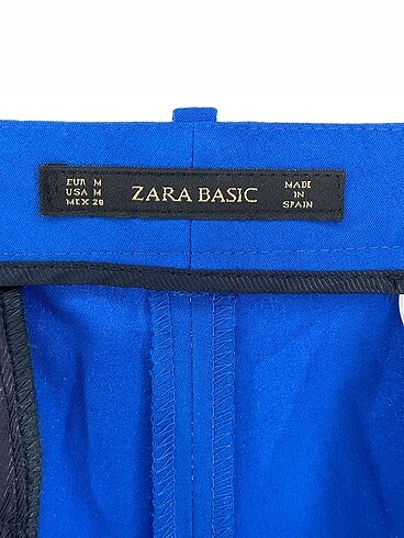 m Beden mavi Renk Zara Düz Kesim %70 İndirimli.