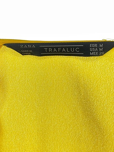 m Beden sarı Renk Zara Bluz %70 İndirimli.