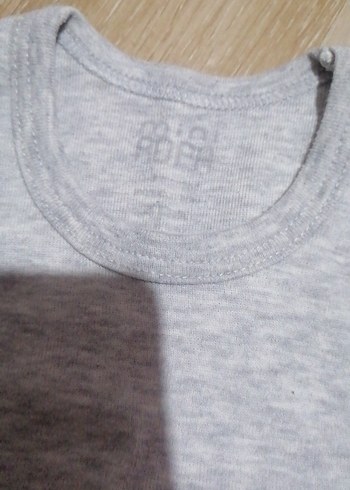 Gri Erkek Bebek Kolsuz zıbın - Görsel 2