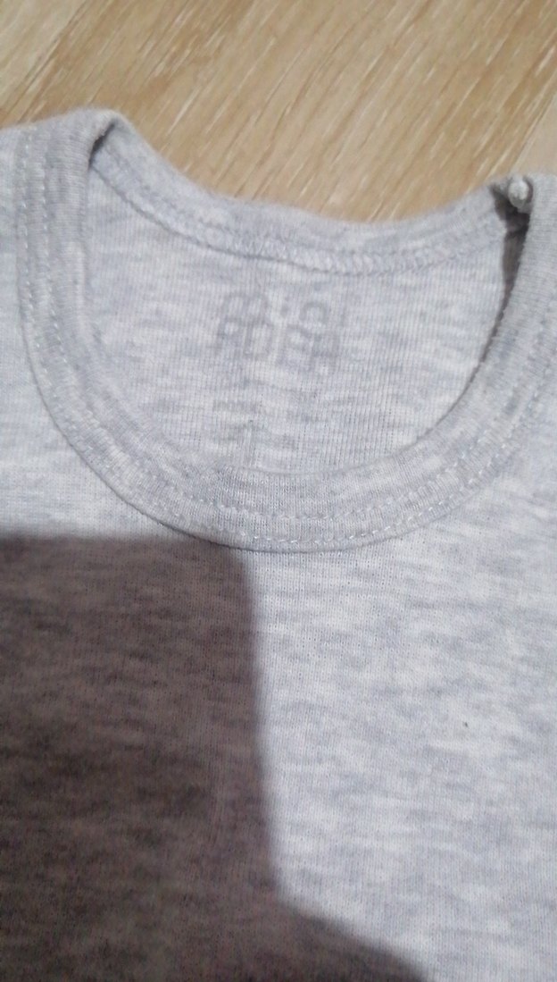 Gri Erkek Bebek Kolsuz zıbın - Görsel 2