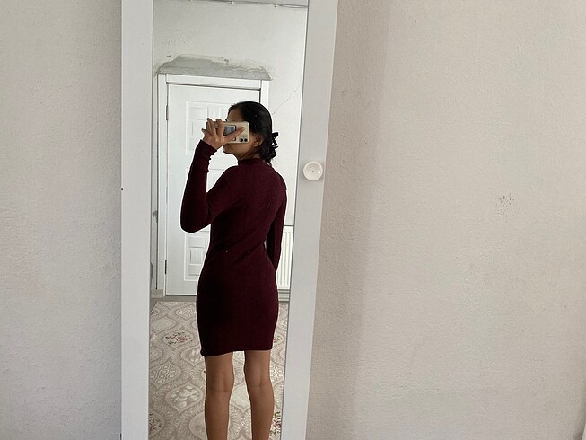 Diğer Bordo elbise